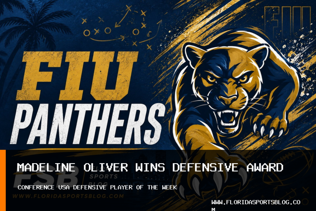 Florida International University Athletics' FIU Women's Soccer Defender Madeline Oliver Earns Conference USA Defensive Player of the Week featured image