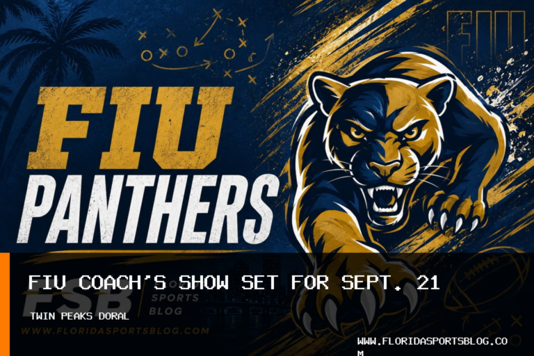 Florida International University Athletics sets FIU football Willie Simmons Coach's Show for Sept. 21 featured image