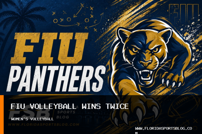Florida International University Athletics women's volleyball wins twice as Jillian Huckabey extends FIU streak to six featured image