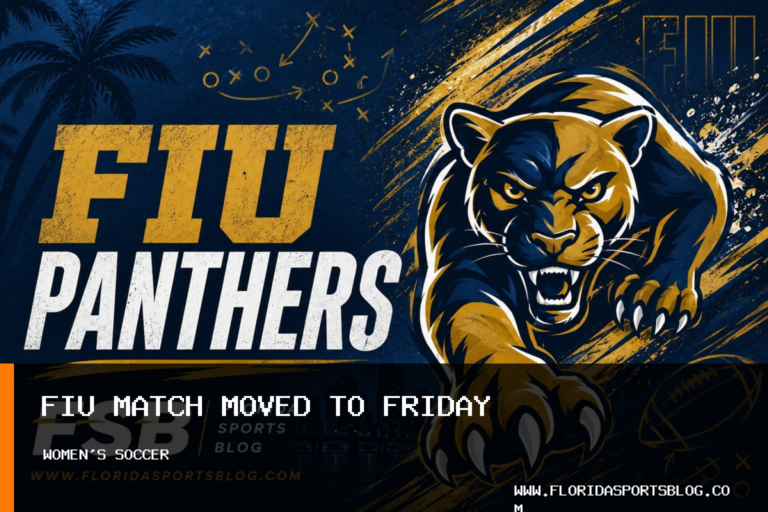 Florida International University Women's Soccer Match at Stetson Moved to Sept. 11 After Weather Delay featured image
