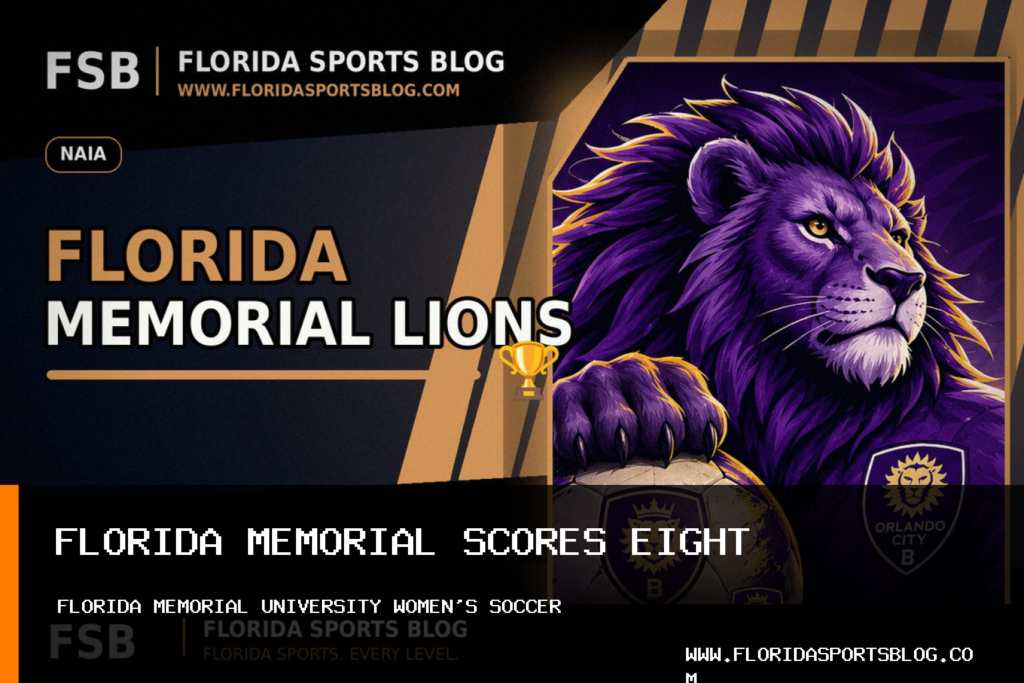Florida Memorial University Women’s Soccer Rolls Past Florida College 8-0 Behind Javine McKnight’s Two Goals featured image