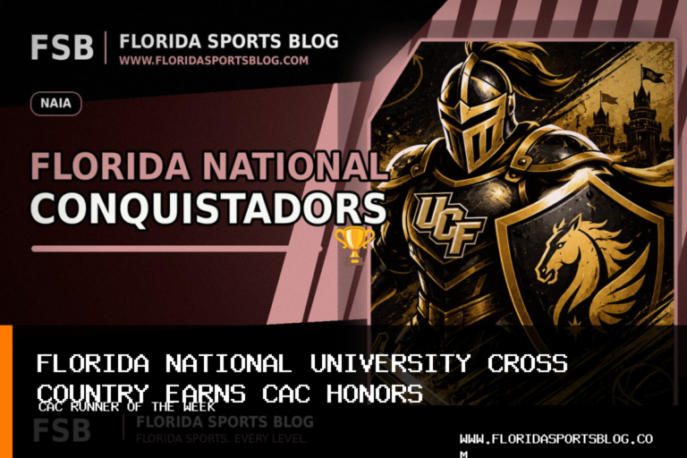 Florida National University Conquistador Cross Country Runners Lismar Bentancourt and Mario Martinez Earn CAC Honors featured image