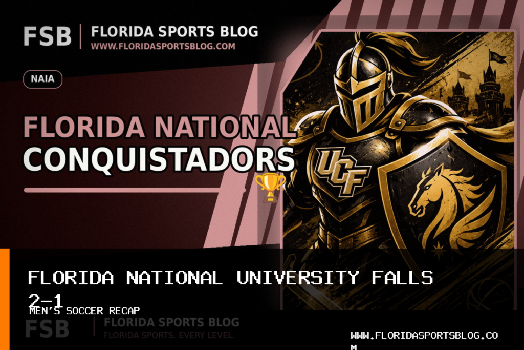 Florida National University Men’s Soccer Loses 2-1 to Southeastern University After Lightning-Shortened Finish featured image