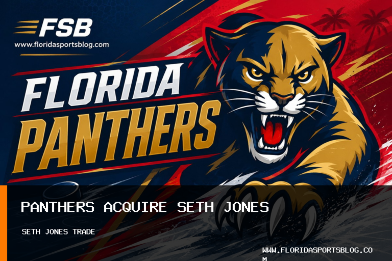 Florida Panthers Acquire Five-Time NHL All-Star Defenseman Seth Jones from Chicago Blackhawks featured image