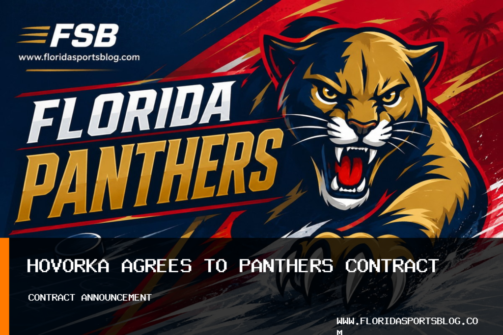 Florida Panthers agree to one-year, two-way contract with defenseman Mikulas Hovorka featured image