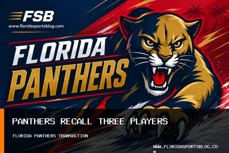 Florida Panthers Recall Jesse Puljujarvi, Rasmus Asplund and Matt Kiersted Before Detroit Red Wings Game featured image