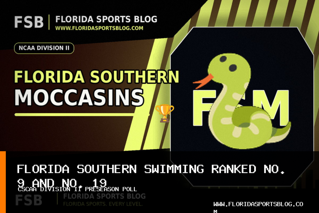 Florida Southern College Men’s and Women’s Swimming Ranked No. 9 and No. 19 in CSCAA Preseason Poll featured image