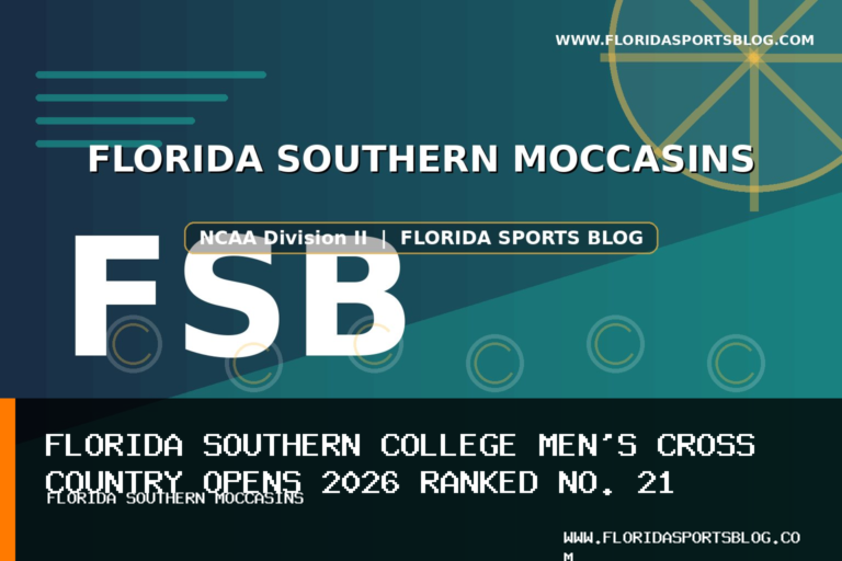 Florida Southern College Men’s Cross Country Opens 2026 Ranked No. 21 featured image