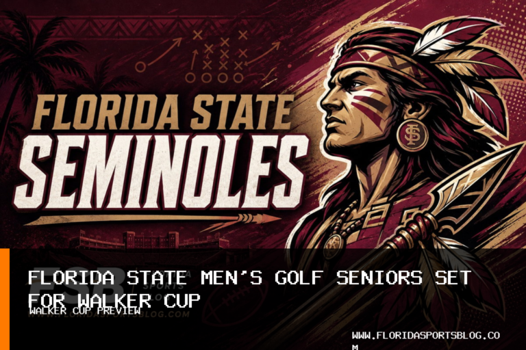 Florida State University Athletics men's golf seniors Tyler Weaver and Jack Whaley to represent Great Britain and Ireland at Walker Cup featured image