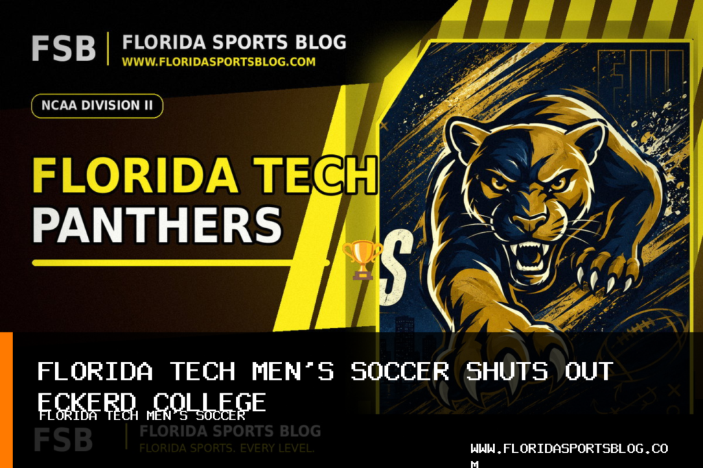 Florida Tech Men's Soccer Team Gets 49th-Minute Goal From Tobias Vik Asbo in 1-0 Win Over Eckerd College featured image