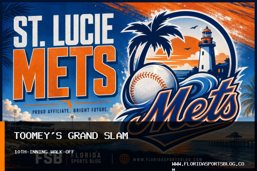Jack Toomey Grand Slam Gives St. Lucie Mets 6-2, 10-Inning Win Over Lakeland Flying Tigers featured image