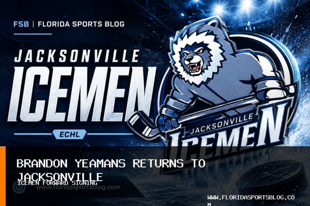 Jacksonville Icemen Add Forward Brandon Yeamans for 2026-27 ECHL Season featured image