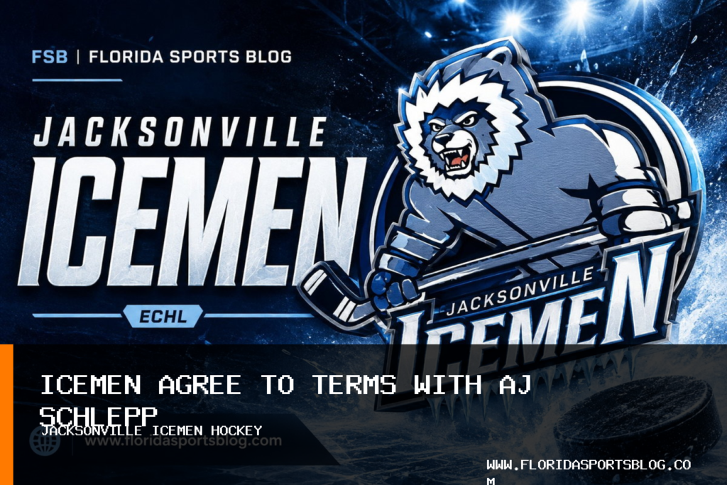 Jacksonville Icemen Agree to Terms With 6-Foot-8 Forward AJ Schlepp for 2026-27 Season featured image