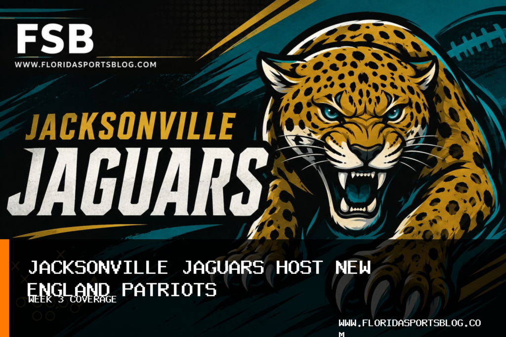 Jacksonville Jaguars Host New England Patriots in Week 3 With Prowler Uniforms and Full Coverage Details featured image