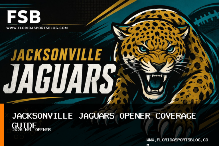Jacksonville Jaguars Set 2026 NFL Opener Coverage for Cleveland Browns Game featured image