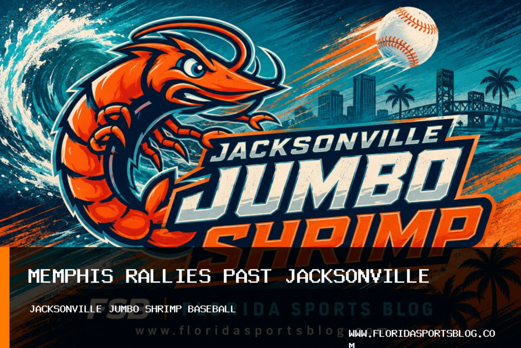 Jacksonville Jumbo Shrimp Baseball Falls 4-2 to Memphis Redbirds After Fifth-Inning Rally featured image