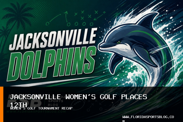 Jacksonville University women's golf places 12th in Jessica Welch's first tournament featured image
