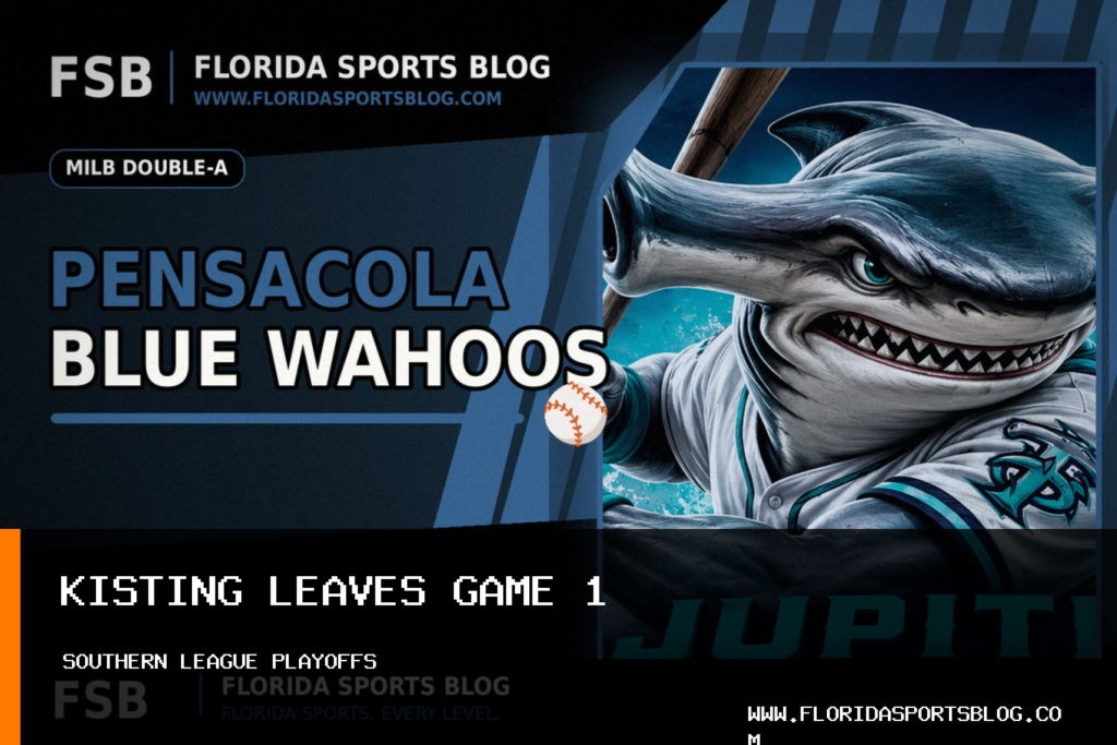 Jacob Kisting Injury Overshadows Pensacola Blue Wahoos’ 6-3 Game 1 Loss to Biloxi Shuckers featured image