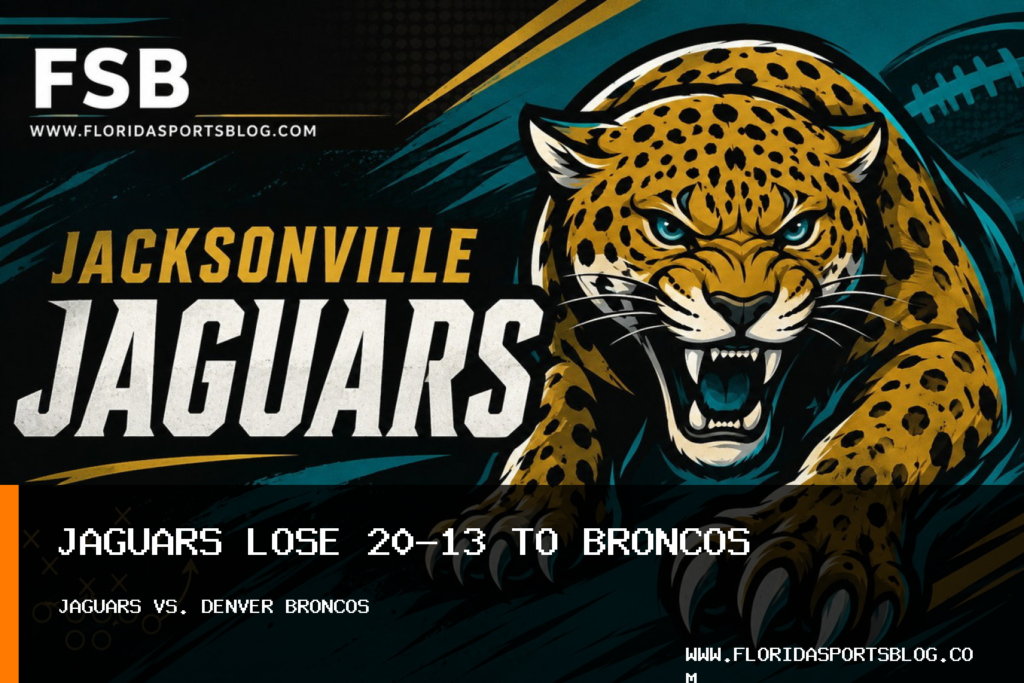 Jaguars Football Analysis: John Oehser Examines 20-13 Loss to Denver Broncos featured image