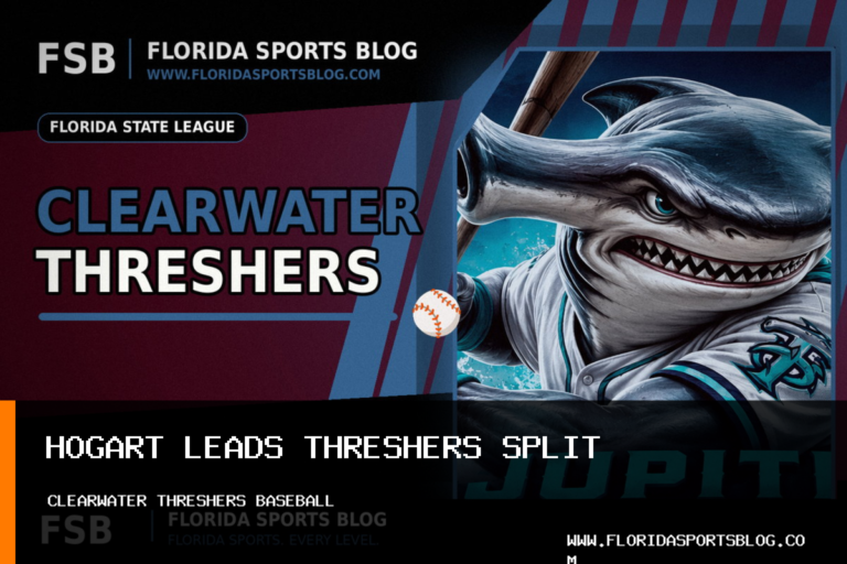 Jonathan Hogart Leads Clearwater Threshers in Split With Dunedin Blue Jays featured image