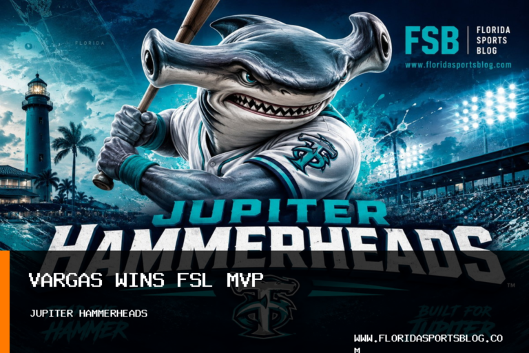 Jupiter Hammerheads Baseball: Echedry Vargas Wins Florida State League MVP and Triple Crown After 2026 Championship featured image