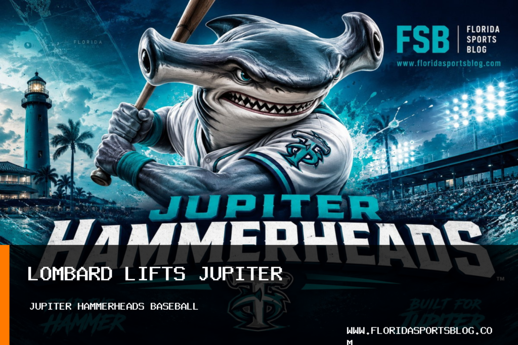 Jupiter Hammerheads Baseball Uses Jacob Lombard Home Run to Beat St. Lucie Mets 3-1 featured image