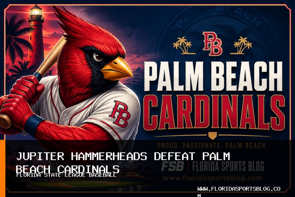 Jupiter Hammerheads Defeat Palm Beach Cardinals 12-3 as Palm Beach Loses Fifth Straight featured image