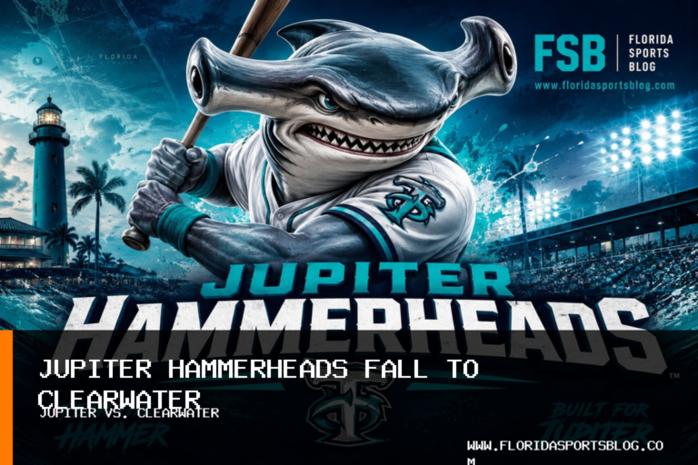 Jupiter Hammerheads Drop 16-8 Decision to Clearwater Threshers as Davidxon Lara Debuts featured image