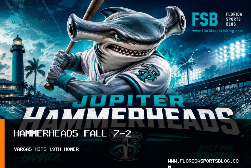 Jupiter Hammerheads Fall 7-2 to St. Lucie Mets After Echedry Vargas Hits 19th Home Run featured image