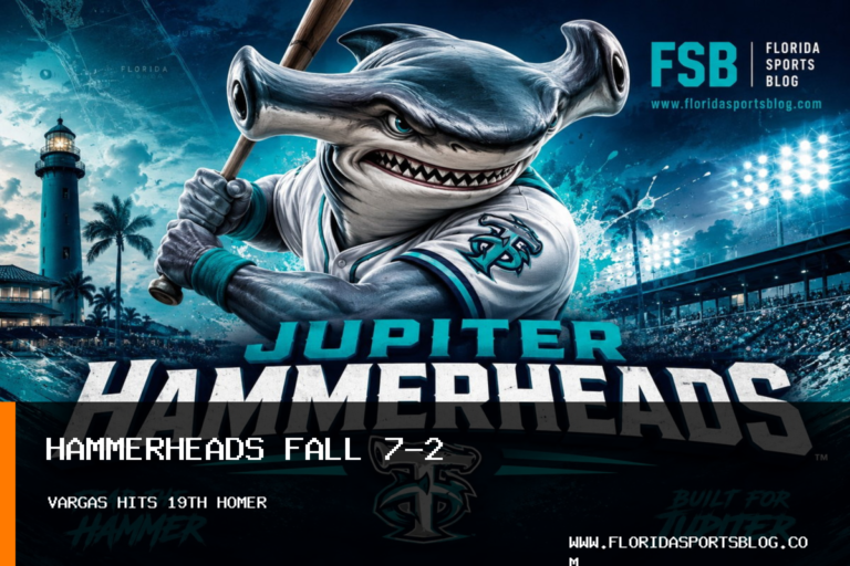 Jupiter Hammerheads Fall 7-2 to St. Lucie Mets After Echedry Vargas Hits 19th Home Run featured image