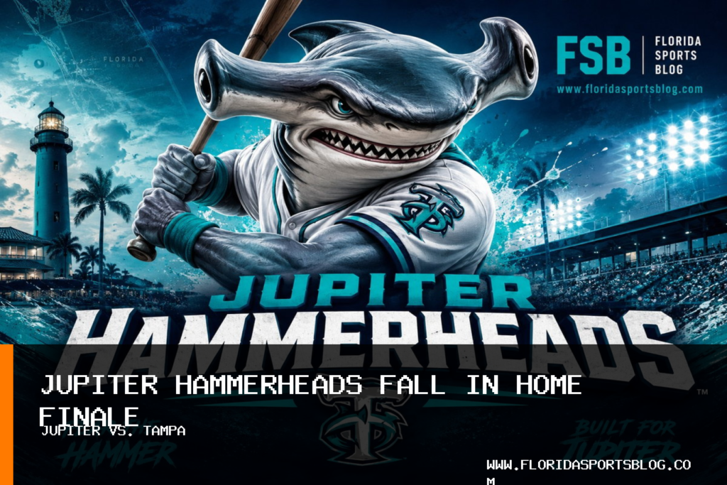 Jupiter Hammerheads Fall 7-3 to Tampa Tarpons in Florida State League Home Finale featured image