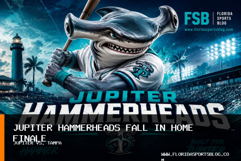 Jupiter Hammerheads Fall 7-3 to Tampa Tarpons in Florida State League Home Finale featured image