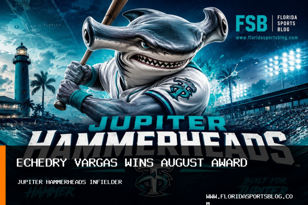 Jupiter Hammerheads Infielder Echedry Vargas Wins Florida State League Player of the Month featured image