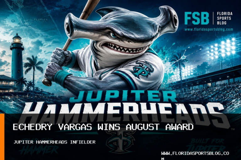 Jupiter Hammerheads Infielder Echedry Vargas Wins Florida State League Player of the Month featured image