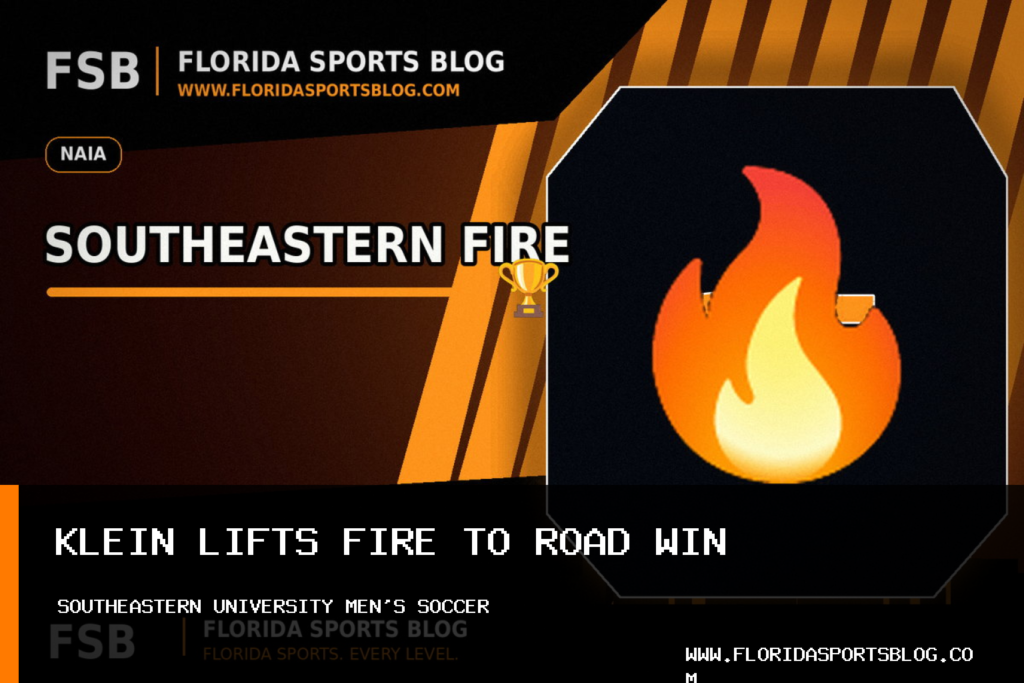 Koren Klein’s goal lifts Southeastern University men’s soccer past Florida National (Fla.) featured image