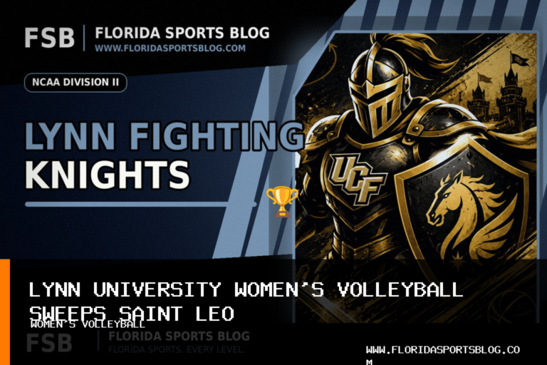 Lira Pukl Verdel Leads Lynn University Women's Volleyball to Straight-Set Win Over Saint Leo featured image
