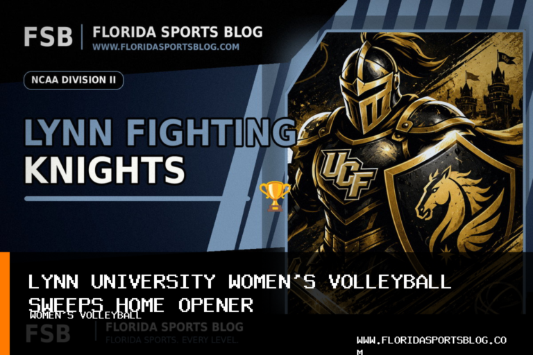 Lynn University Women's Volleyball Gives Travis Nichols First Home Win in Sweep of Trevecca Nazarene featured image