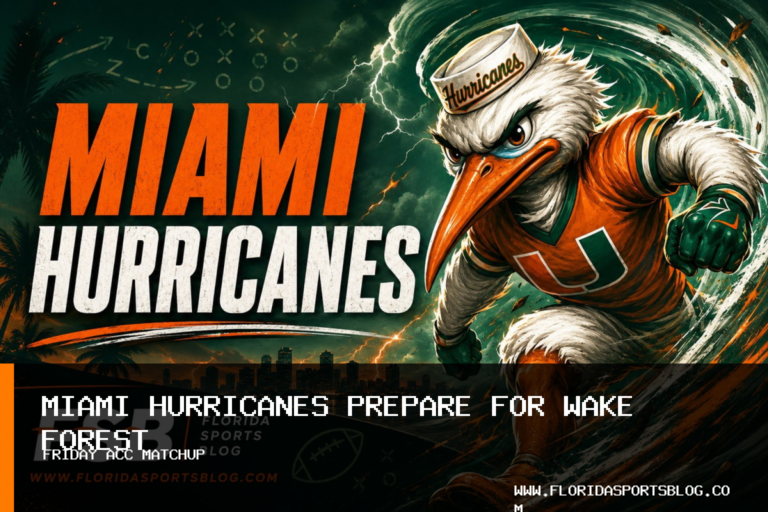 Miami Athletics' No. 5 Miami Hurricanes Football Prepare for Friday ACC Matchup at Wake Forest featured image
