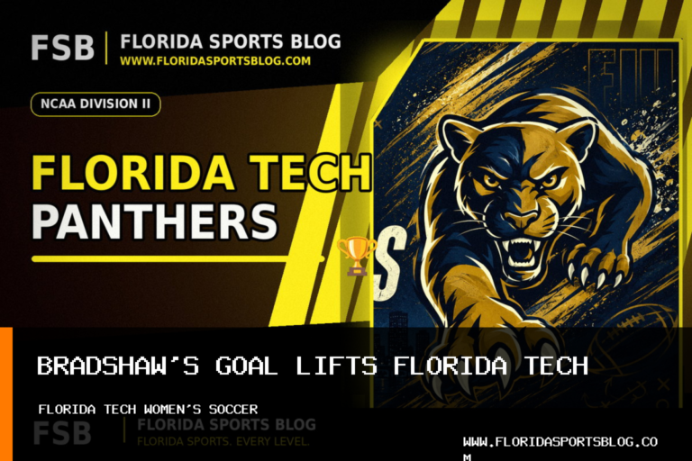 No. 1 Florida Tech Women's Soccer Wins at Saint Leo on Eboni Bradshaw's 21st-Minute Goal featured image