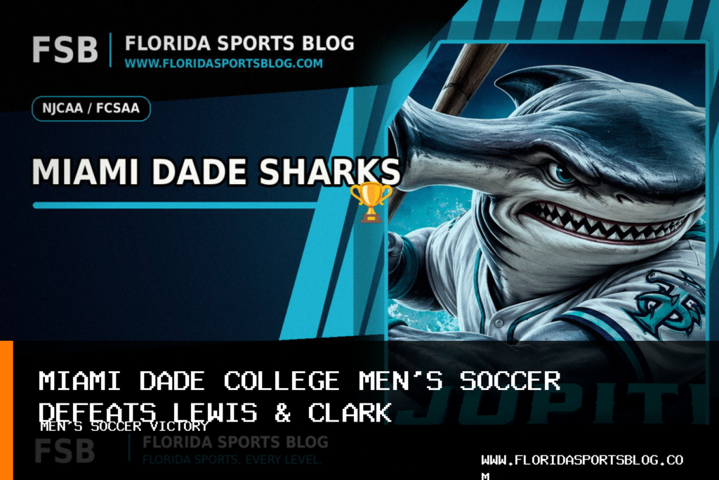 No. 16 Miami Dade College Men’s Soccer Scores Four Times in Win Over No. 11 Lewis & Clark Community College featured image
