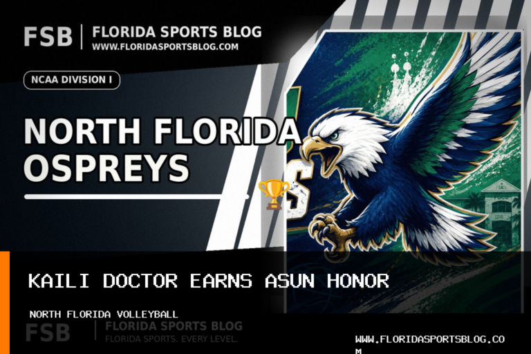 North Florida Volleyball's Kaili Doctor Earns Atlantic Sun Conference Player of the Week Honors featured image