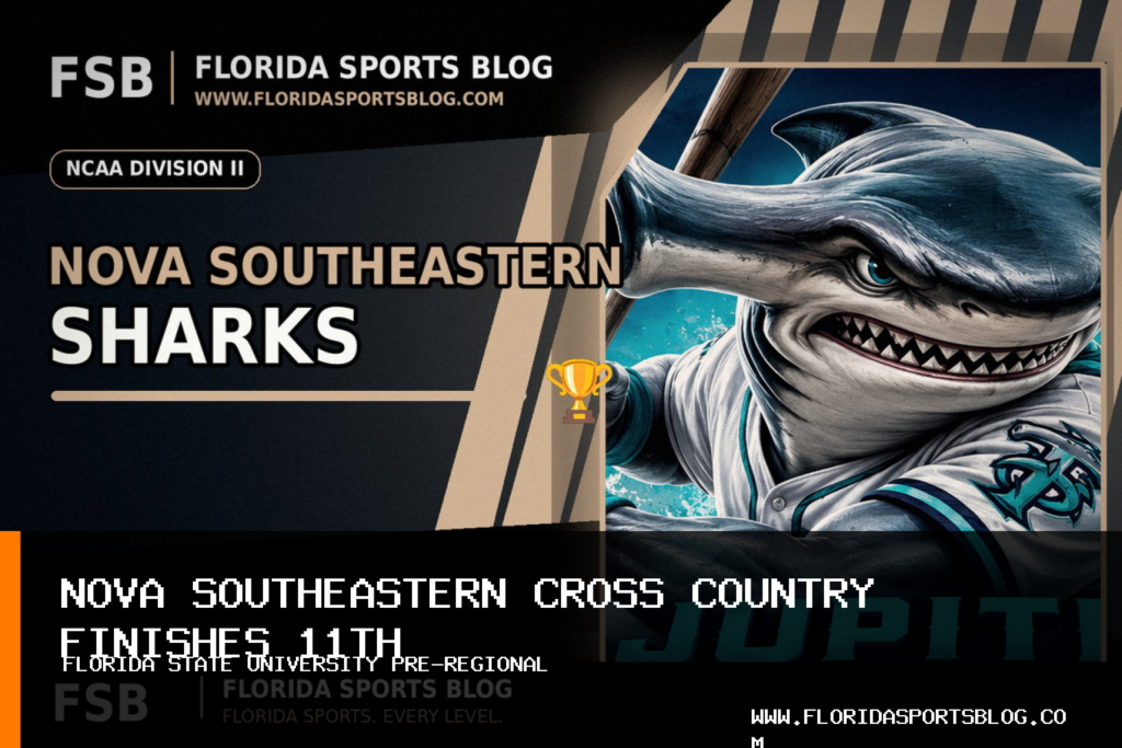 Nova Southeastern University Athletics Men's and Women's Cross Country Teams Finish 11th at Florida State University Pre-Regional featured image