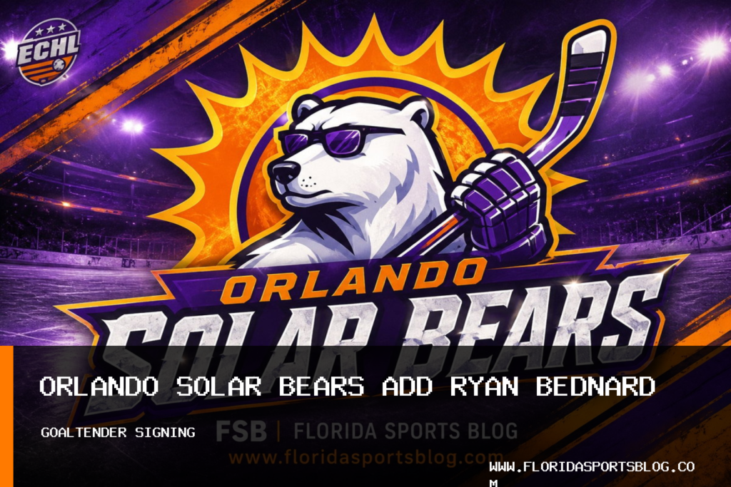 Orlando Solar Bears Add Goaltender Ryan Bednard for 2026-27 ECHL Season featured image