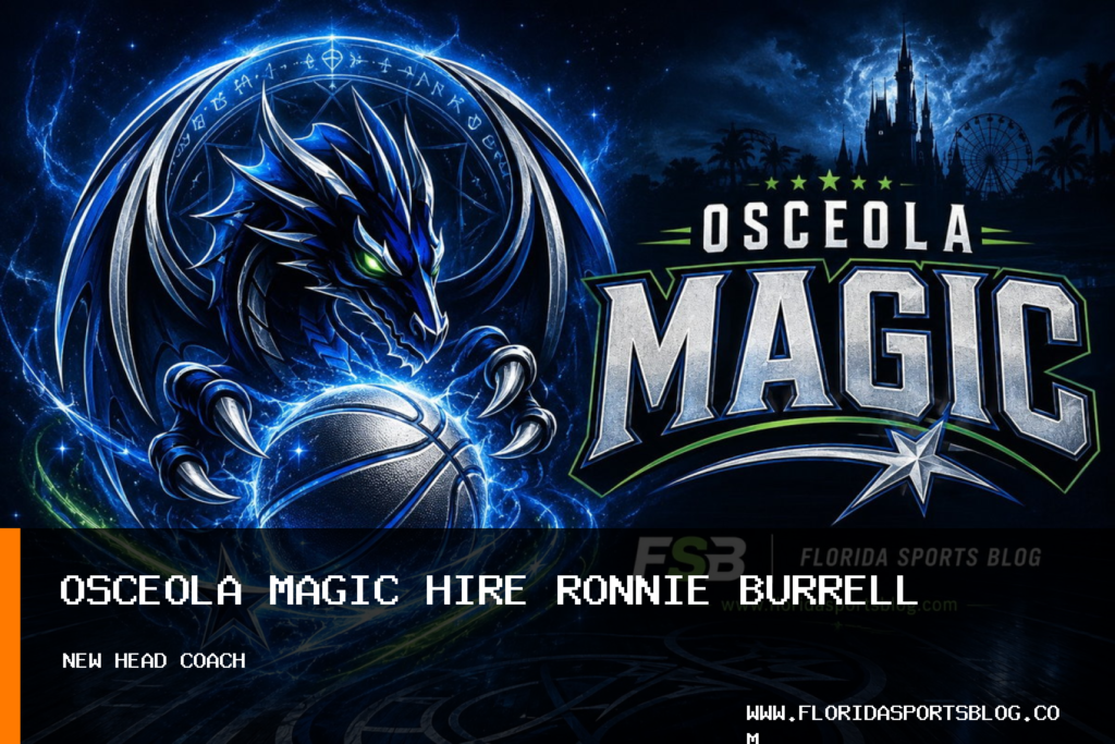 Osceola Magic Hire Ronnie Burrell After 2023 G League Coach of the Year Season featured image