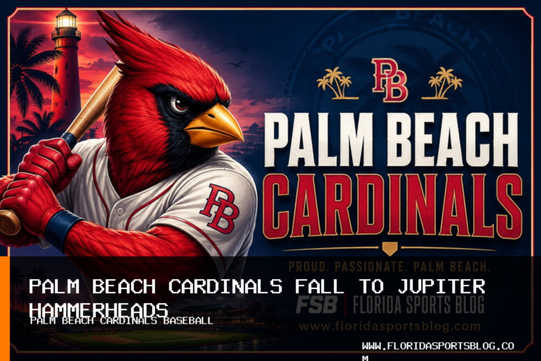Palm Beach Cardinals Lose 5-3 to Jupiter Hammerheads Despite Sebastian Dos Santos Home Run featured image