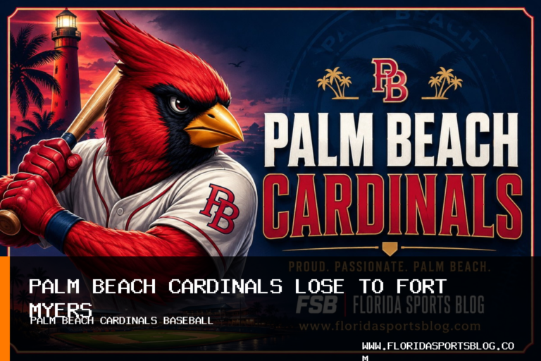 Palm Beach Cardinals Lose 8-1 to Fort Myers Mighty Mussels After 1-1 Tie featured image
