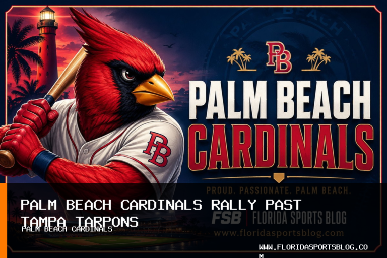 Palm Beach Cardinals Rally Past Tampa Tarpons 5-3 Behind Yordalin Peña’s 15th Home Run featured image