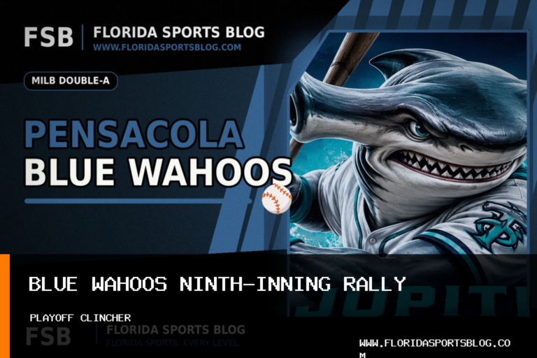 Pensacola Blue Wahoos Clinch Southern League South Division With Ninth-Inning Comeback featured image