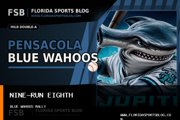 Pensacola Blue Wahoos Ride Max Williams Homer and Nine-Run Eighth Past Biloxi Shuckers featured image