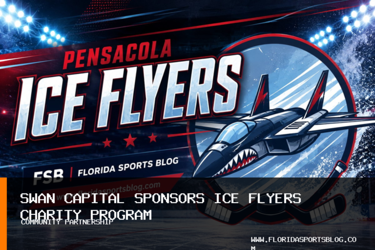 Pensacola Ice Flyers Name SWAN Capital Presenting Sponsor of Charity of the Month Program featured image